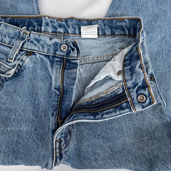 Levis 550 Relaxed Fit Slim Vintage Mom‎ Jeans 1996 Light Wash Denim Womens 14 - Picture 5 of 14